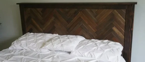 DIY Project: How To DIY Herringbone Bed