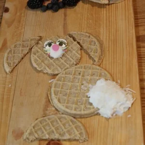 Bunny Waffles 13 Bunny Waffles for Easter