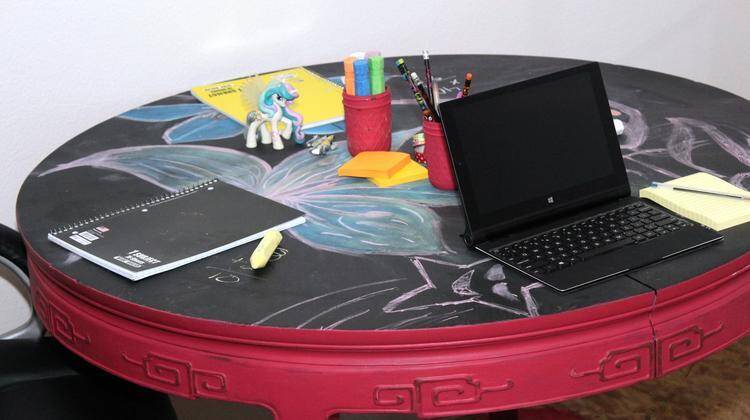 fun kids homework table