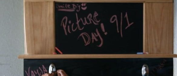 DIY Chalkboard Shelf & Backpack Rack for Kids