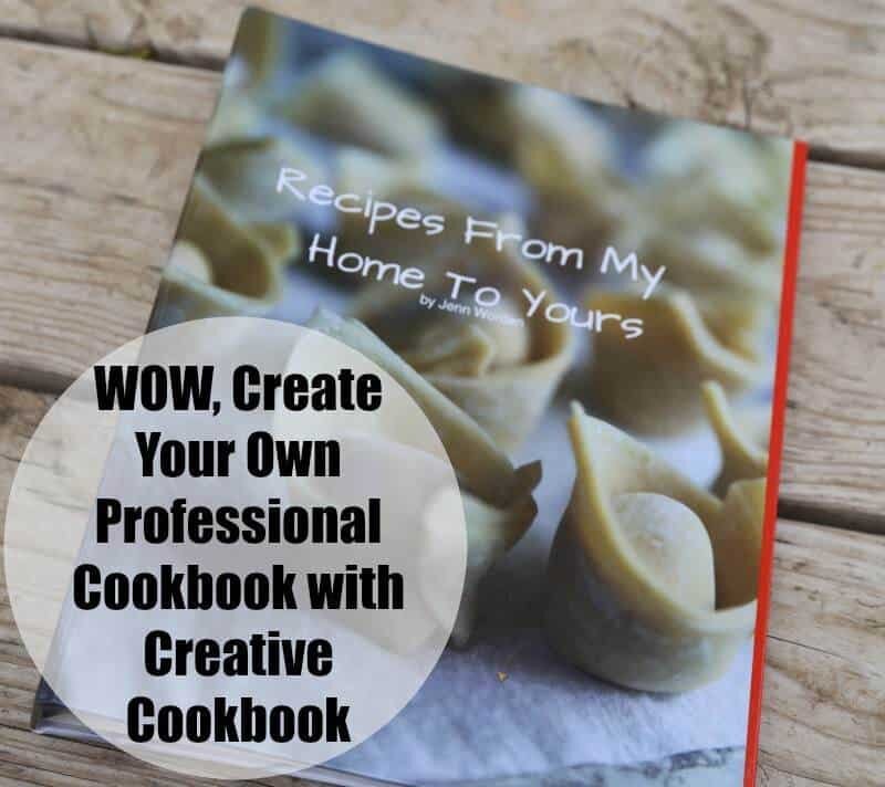 WOW, Create Your Own Professional Cookbook with Creative Cookbook