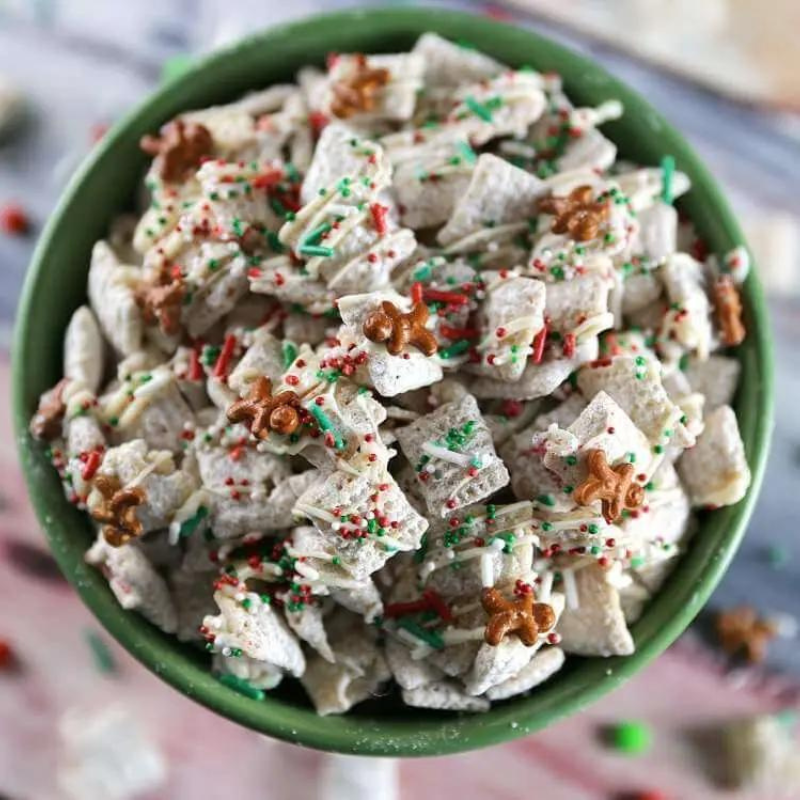 Irresistible Sugar Cookie Christmas Chex Mix 19 Sugar Cookie Christmas Chex Mix