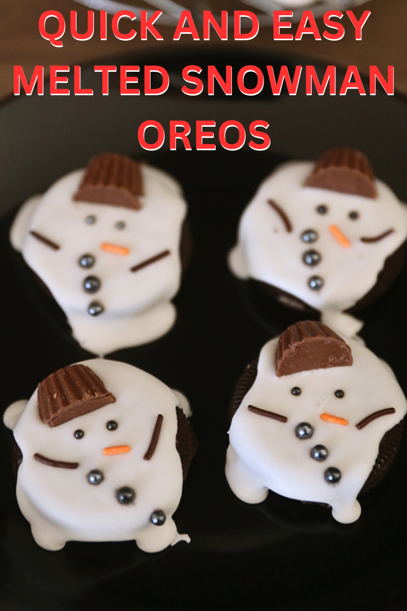 Melted Snowman Oreo Cookies 10 Melted Snowman Oreo Cookies