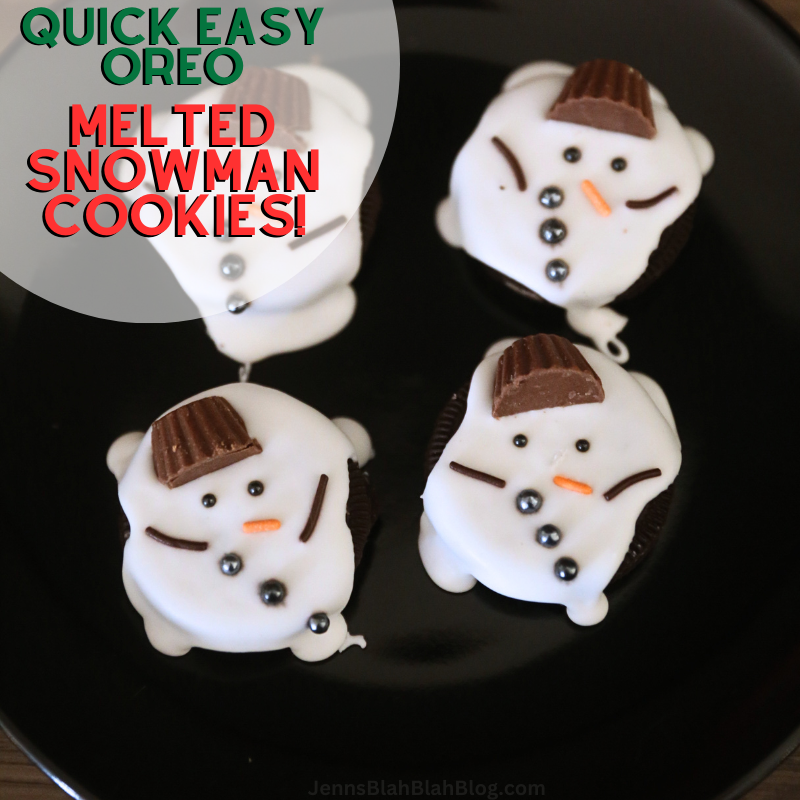 Melted Snowman Oreo Cookies 11 Melted Snowman Oreo Cookies