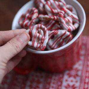 Chocolate Covered Pretzels 12 chocolate covered pretzels christmas