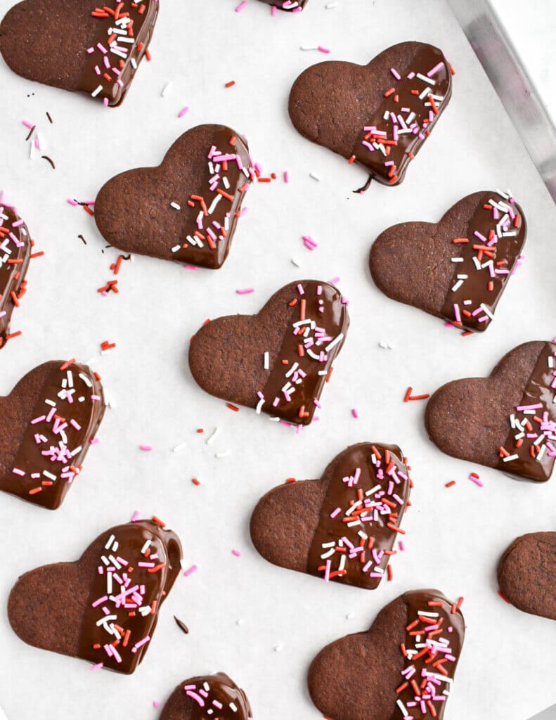 Valentine's Day Cookie Ideas Baked With Love 36 Chocolate Sugar Cookies