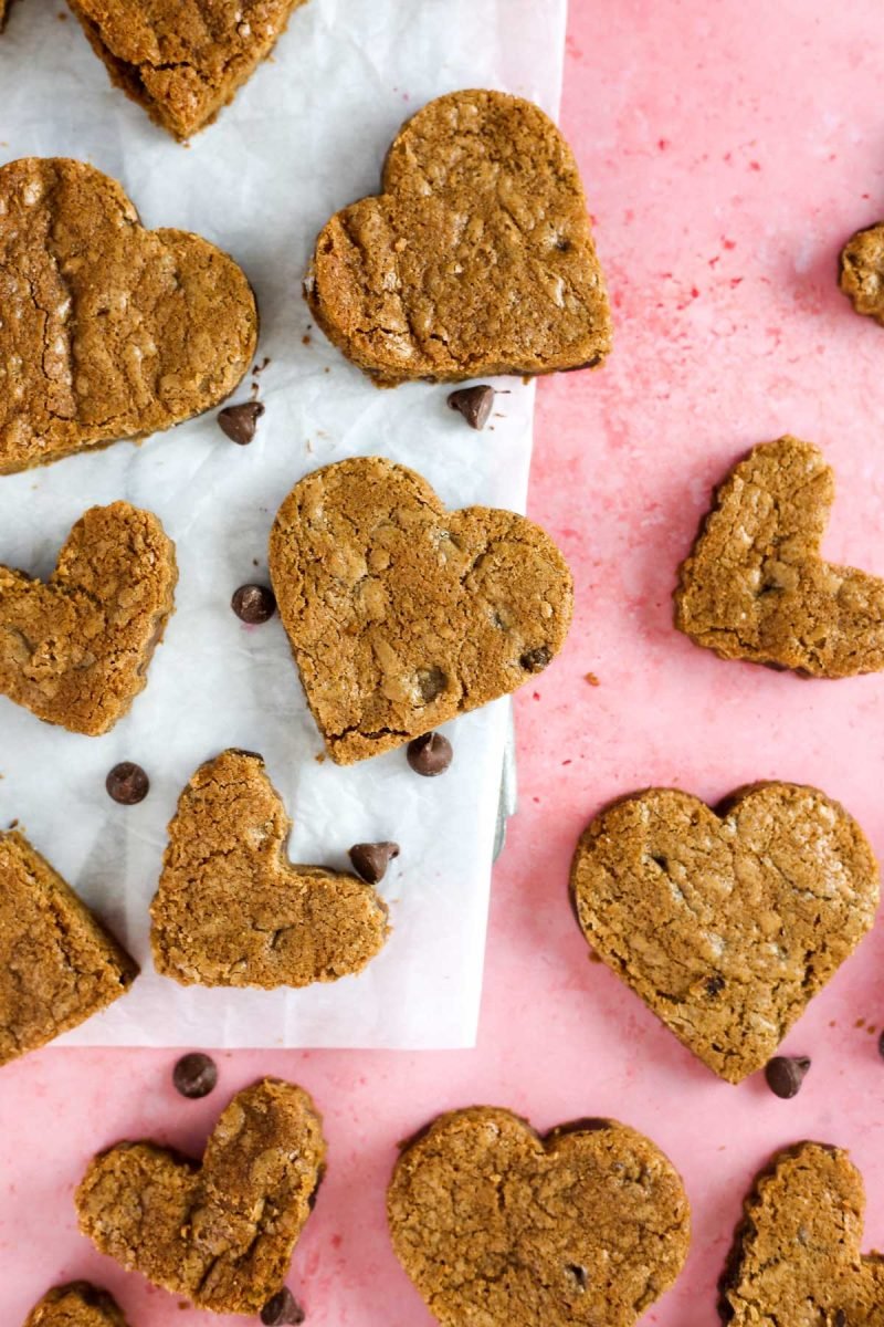 Valentine's Day Cookie Ideas Baked With Love 11 Heart Shaped Chocolate Chip Cookies
