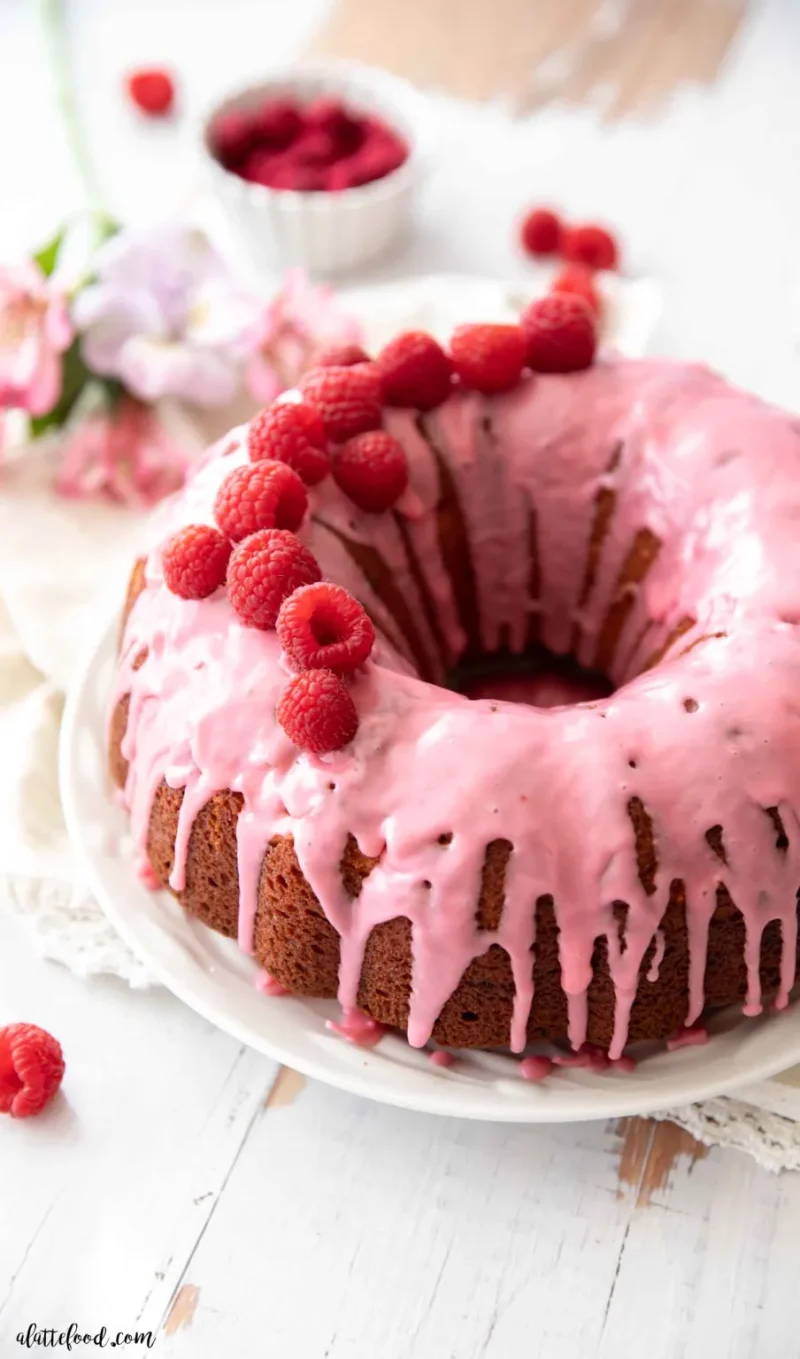 Droolworthy Valentine's Day Cake Recipes 16 Raspberry Bundt Cake