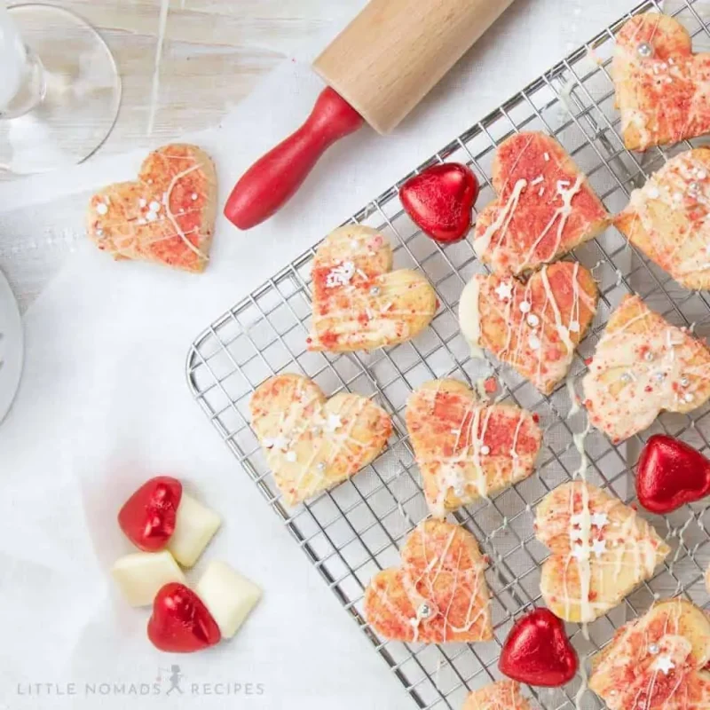 Valentine's Day Cookie Ideas Baked With Love 42 strawberry and white chocolate cookies 4 1 1024x1024 1 e1703392078811