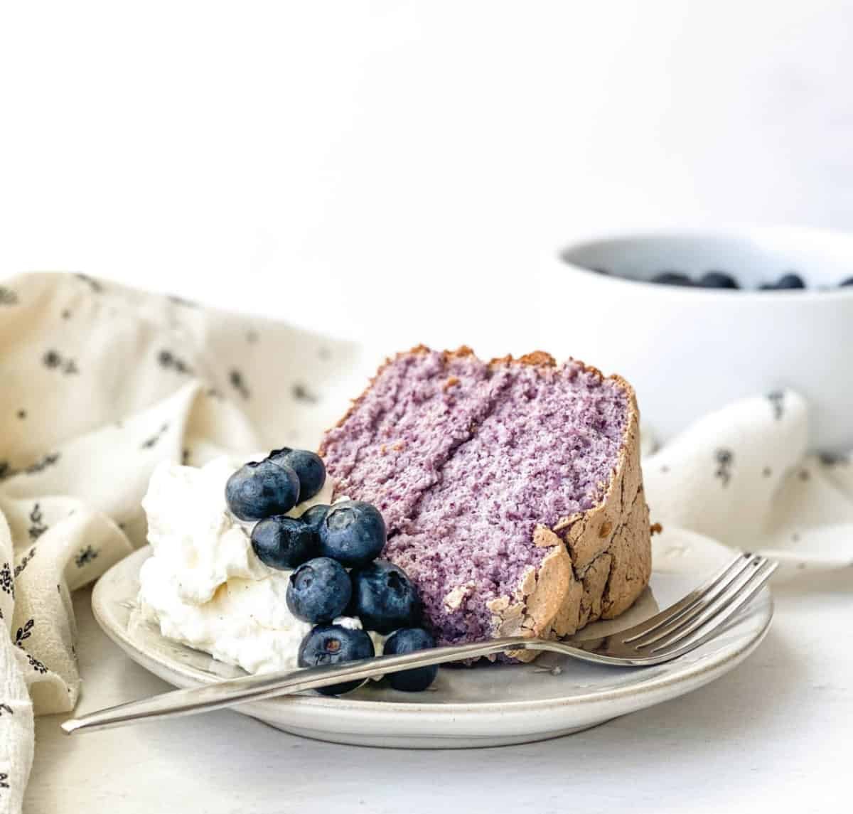 Easter Dessert Recipes and Ideas You Don't Want to Miss 11 BLUEBERRY ANGEL FOOD CAKE