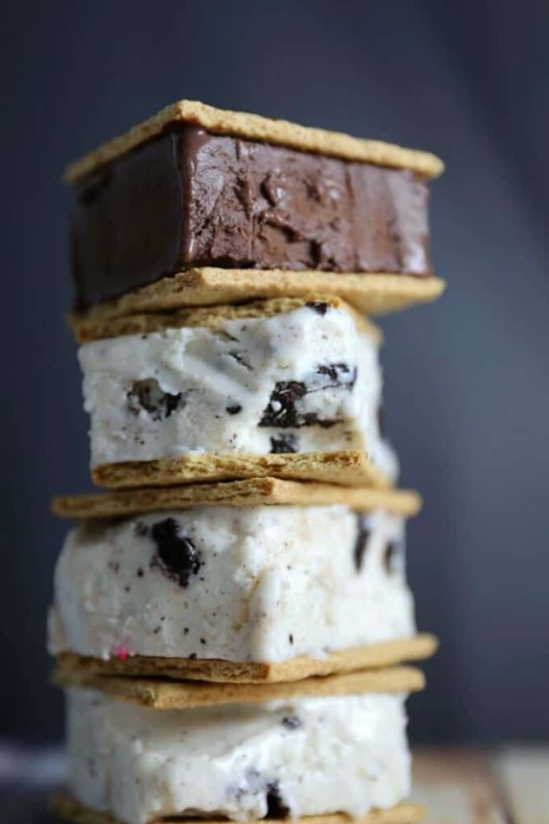 Graham Cracker Ice Cream Sandwiches 10 Graham Cracker Ice Cream Sandwiches
