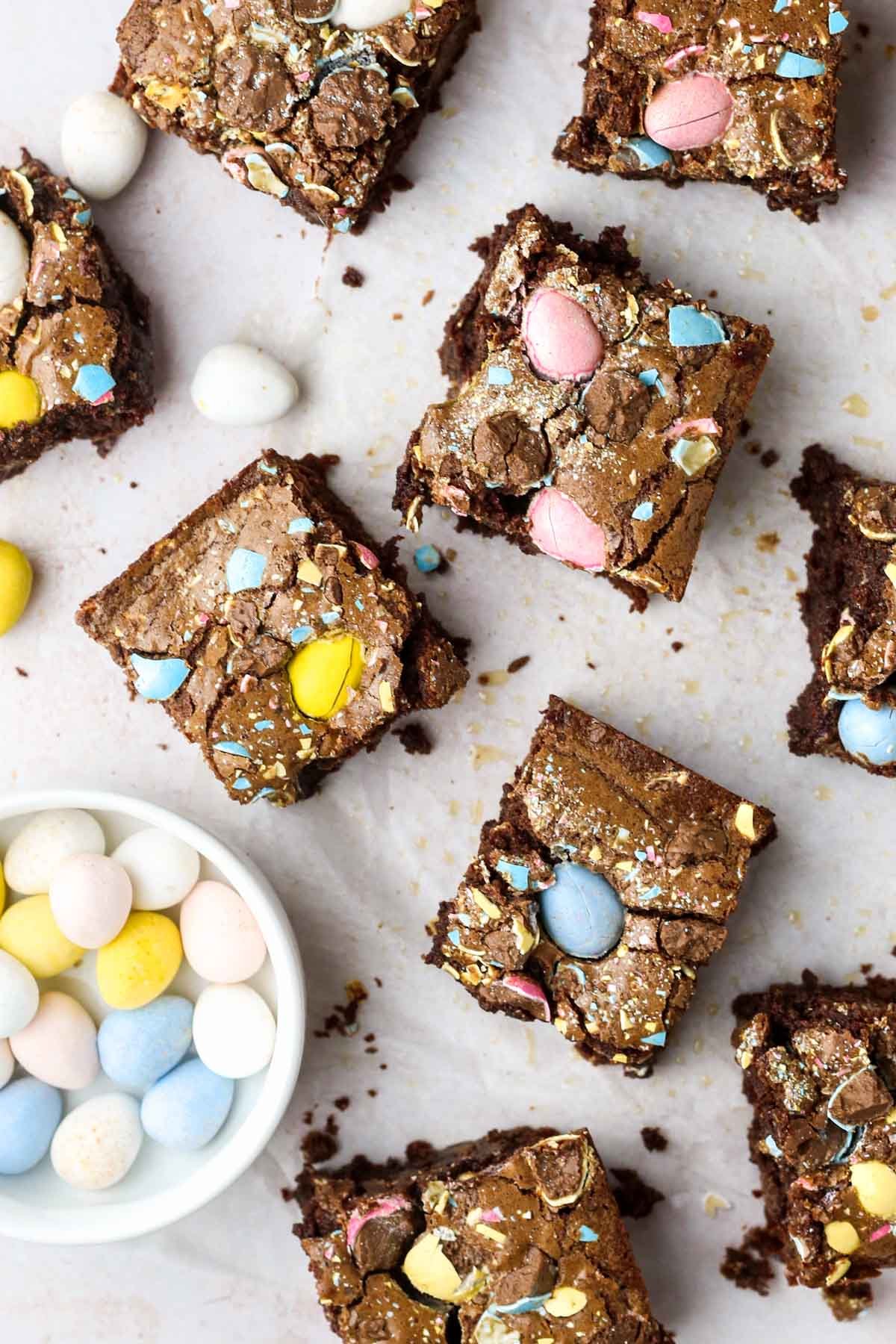 Easter Dessert Recipes and Ideas You Don't Want to Miss 18 Cadbury Mini Egg Brownies