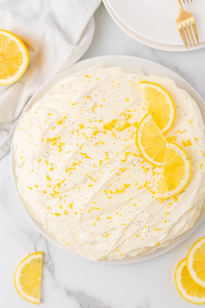 Easter Dessert Recipes and Ideas You Don't Want to Miss 24 LEMON POPPY SEED CAKE