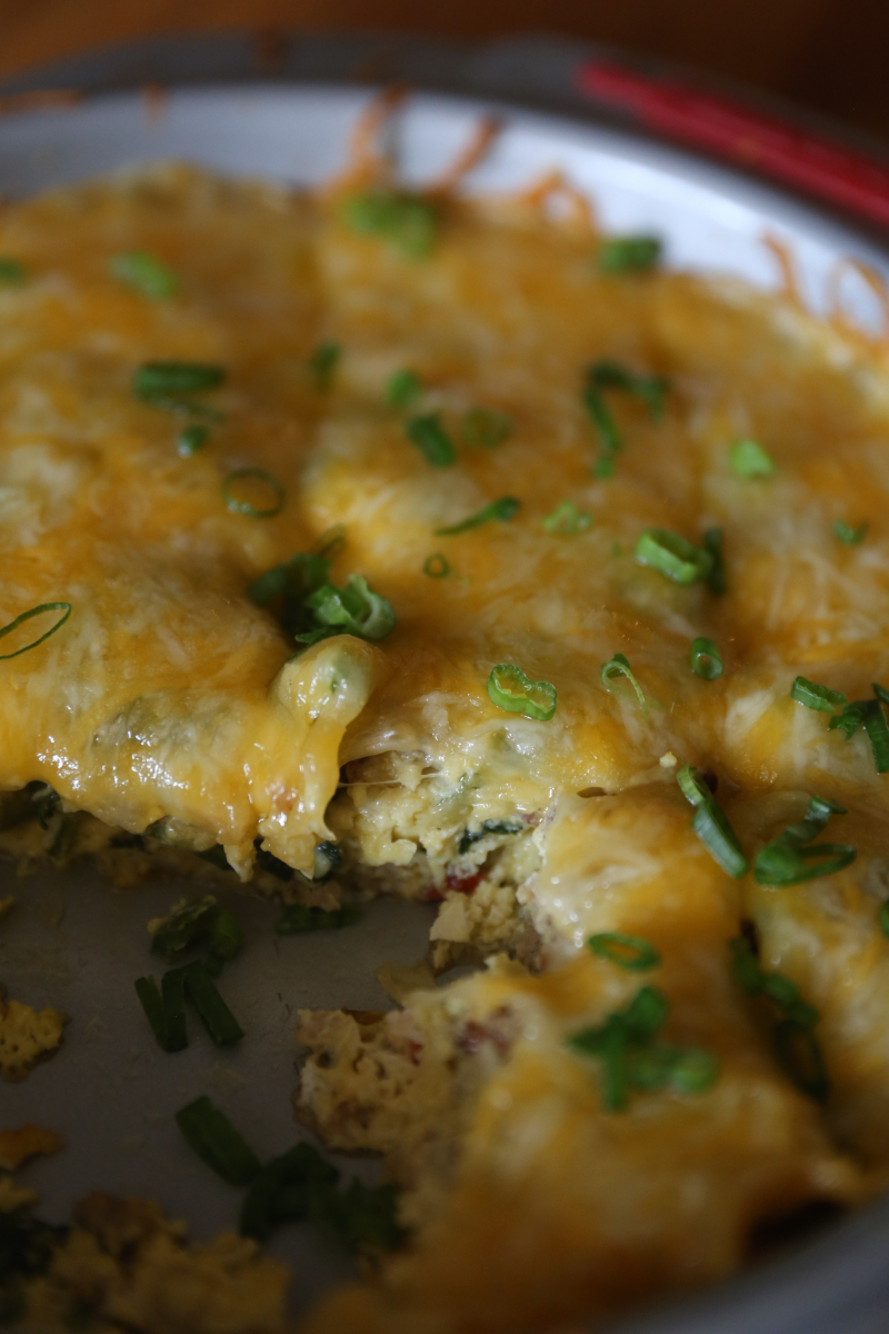 Keto Egg Sausage Veggie Breakfast Casserole 10 Keto Egg, Sausage, Veggie Breakfast Casserole
