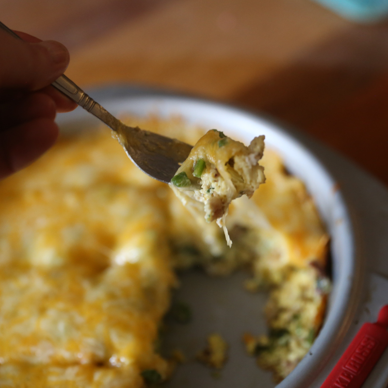 Keto Egg Sausage Veggie Breakfast Casserole 11 Keto Egg, Sausage, Veggie Breakfast Casserole