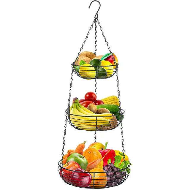 Kitchen Organization and Storage Products 20 Hanging Fruit and Veggie Storage