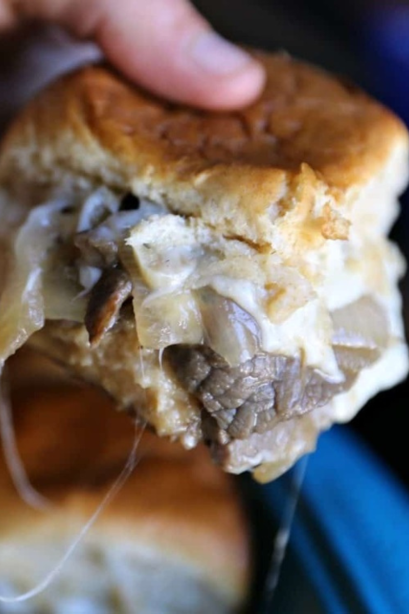 Roast Beef Mushroom & Swiss Sliders