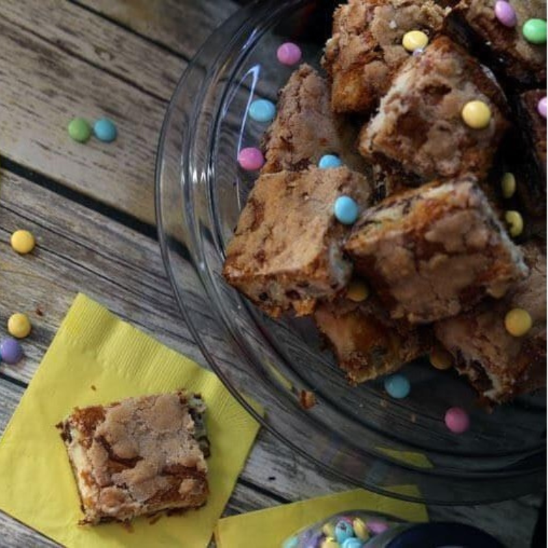 Easter Dessert Recipes and Ideas You Don't Want to Miss 26 M&M Sopapilla Cheesecake Bars