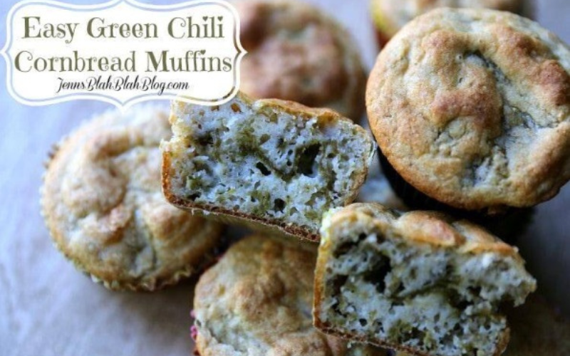 Hatch Green Chili Cornbread Muffins 14 Hatch Green Chili Cornbread Recipe