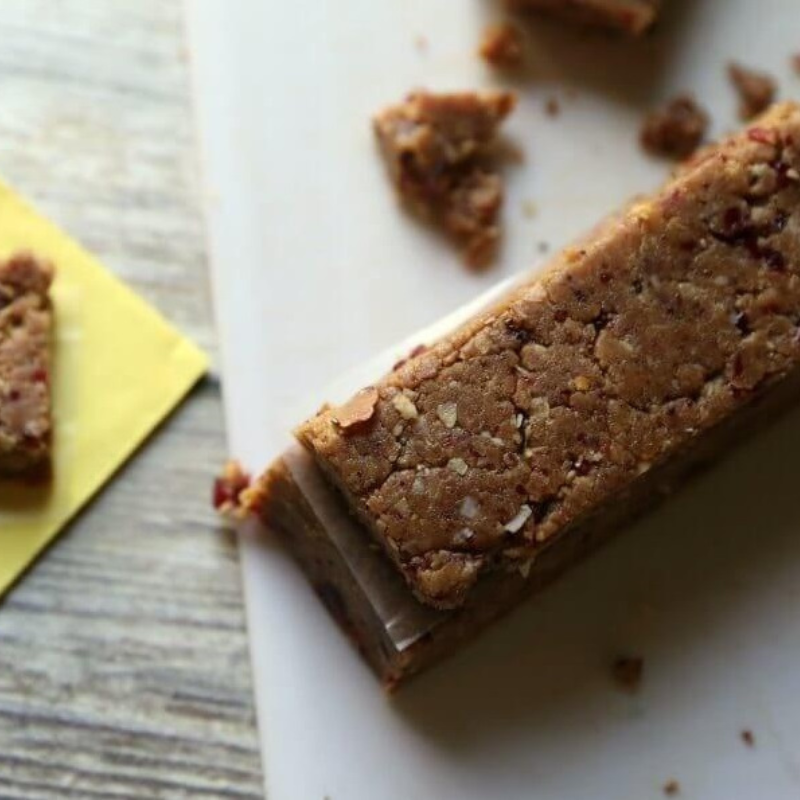 No Bake Peanut Butter Energy Bars with Chia Seed