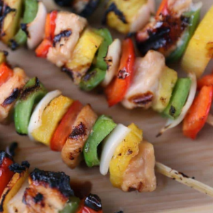 Grilled Hawaiian Chicken Kabobs 14 Grilled Hawaiian Chicken Kabobs