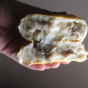 Stuffed Sausage Biscuits and Gravy