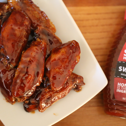 Oven Baked Spicy Honey BBQ Chicken Wings 17 Spicy Honey BBQ Chicken Wings