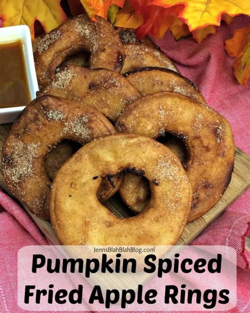 Pumpkin Spiced Fried Apple Rings Recipe 