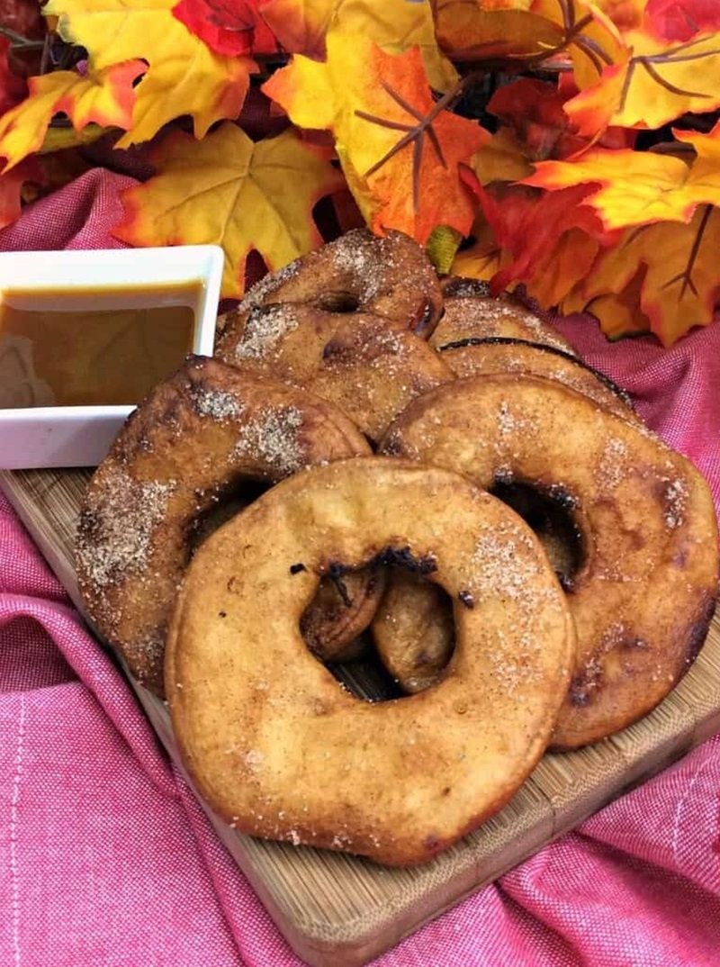 Pumpkin Spiced Fried Apple Rings Recipe 1