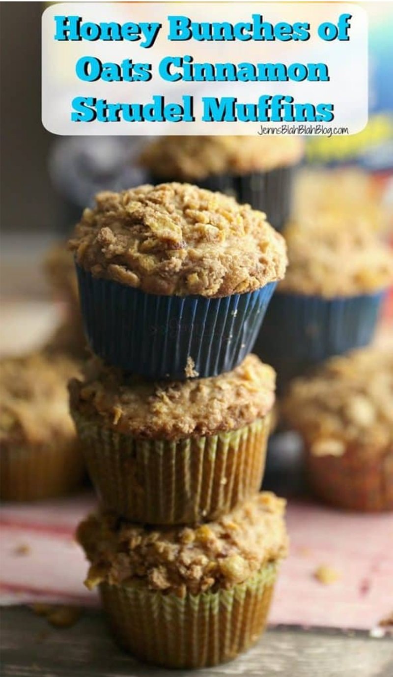 Honey Bunches of Oats Cinnamon Strudel Muffins
