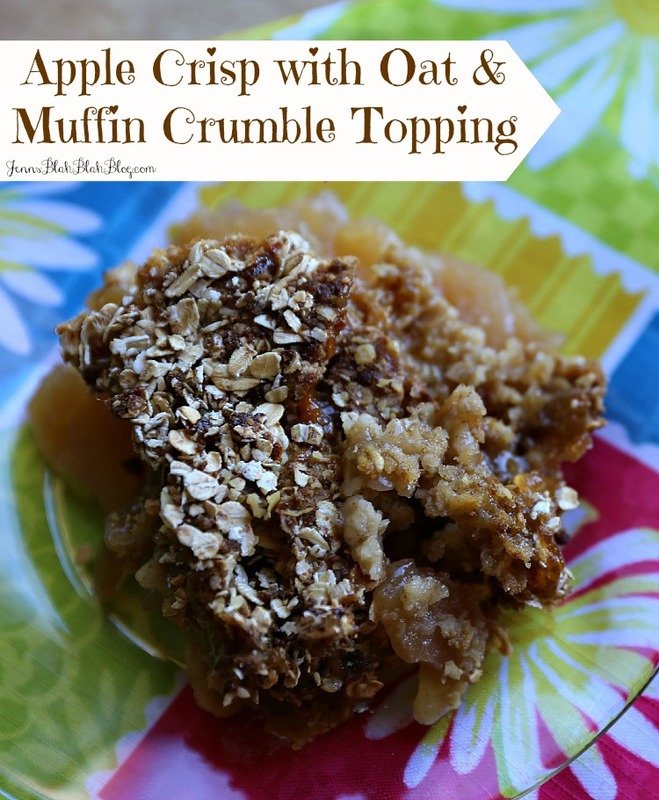 Apple Crisp Bake with Muffin Crumble Topping 11 Apple Crisp Bake with Crispy Muffin Crumble Topping