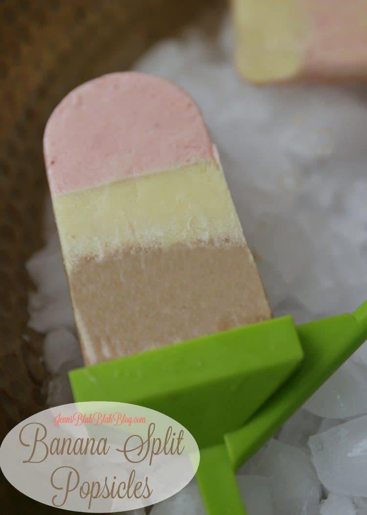 Delicious Banana Split Popsicles 10 Banana Split Popsicles