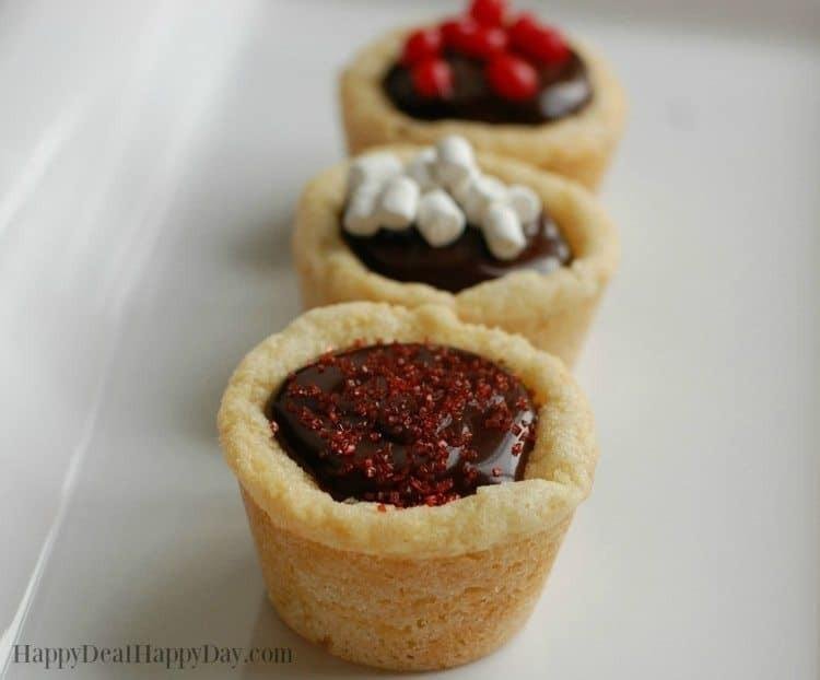 15 Delicious Desserts Round Up 20 Chocolate Ganache Filled Sugar Cookie Cups