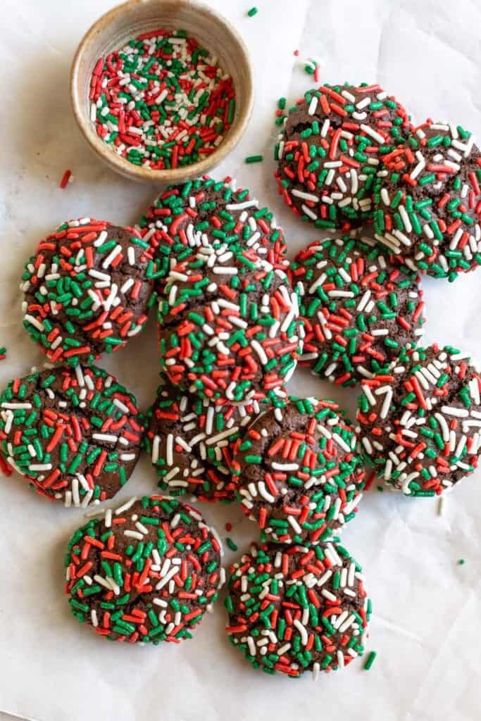 Chocolate Sprinkle Cookies (Gluten F