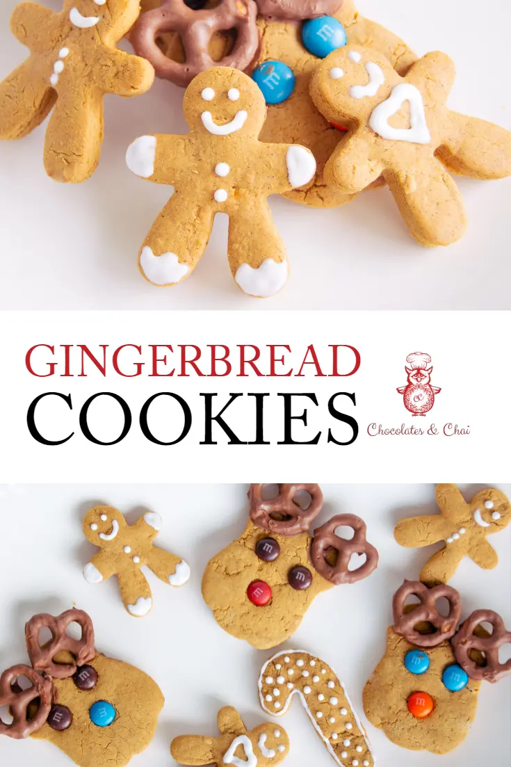 GINGERBREAD COOKIES FOR CHRISTMAS