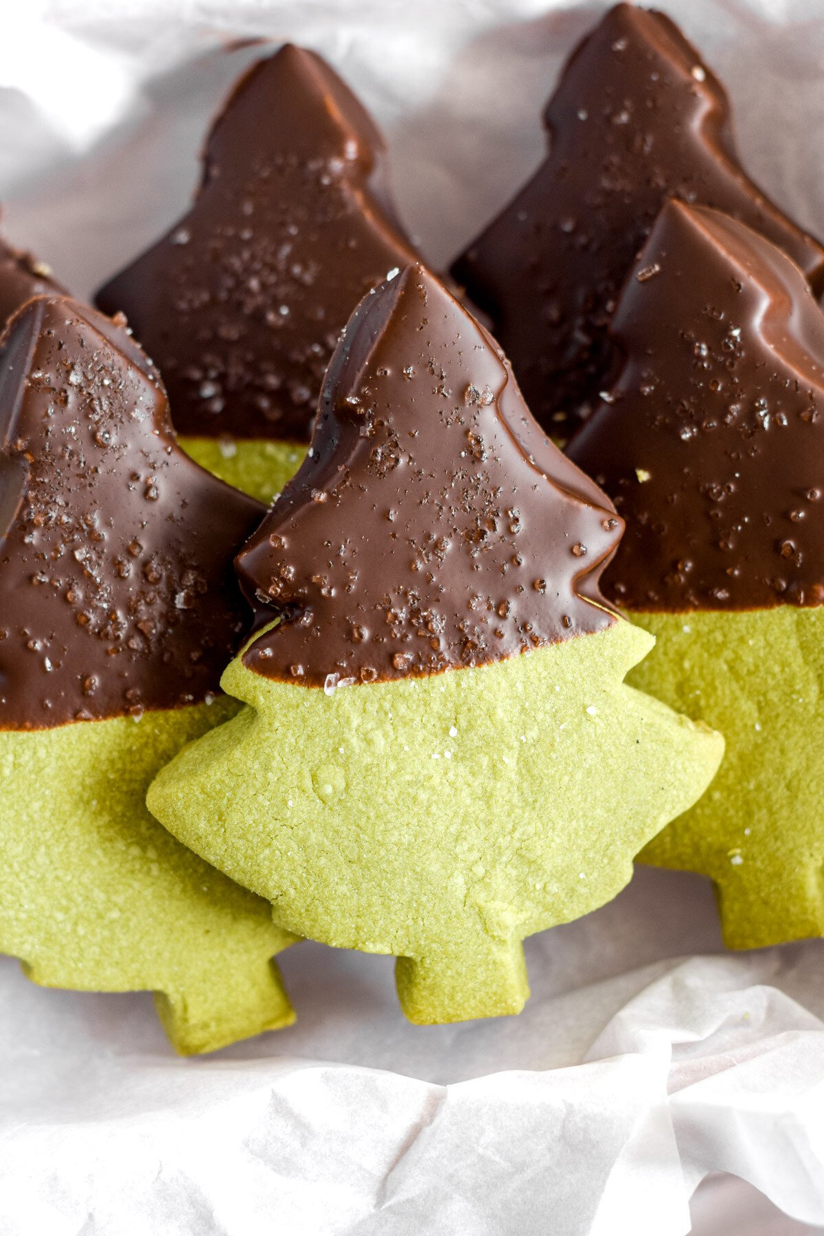 Gluten-Free Matcha Shortbread Cookies