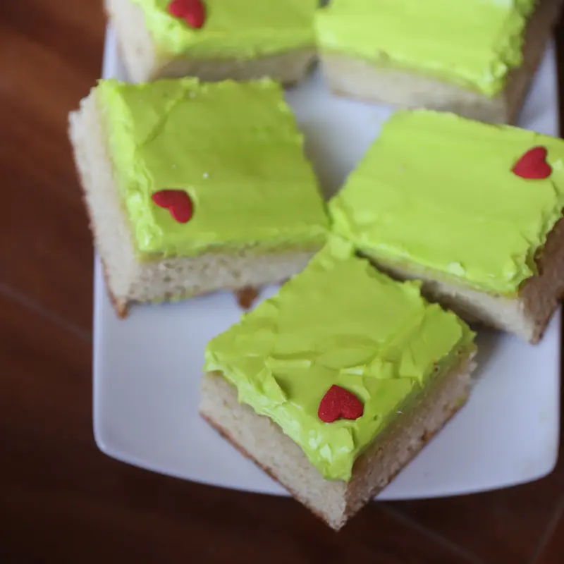 Grinch Sugar Cookie Bars 11 Grinch Sugar Cookie Bars