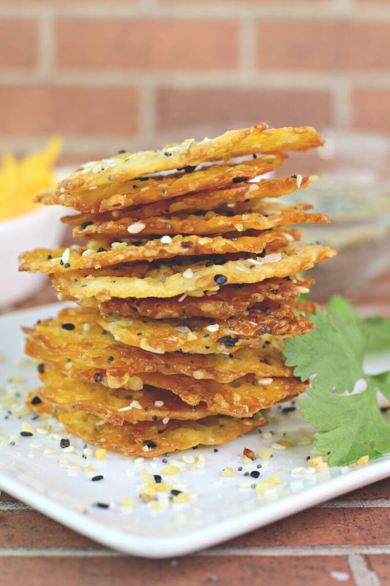 Homemade Low Carb Keto Cheese Chips Recipe