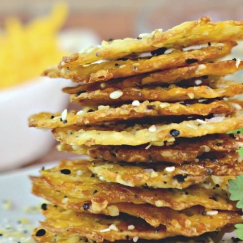 Homemade Low Carb Keto Cheese Chips Recipe