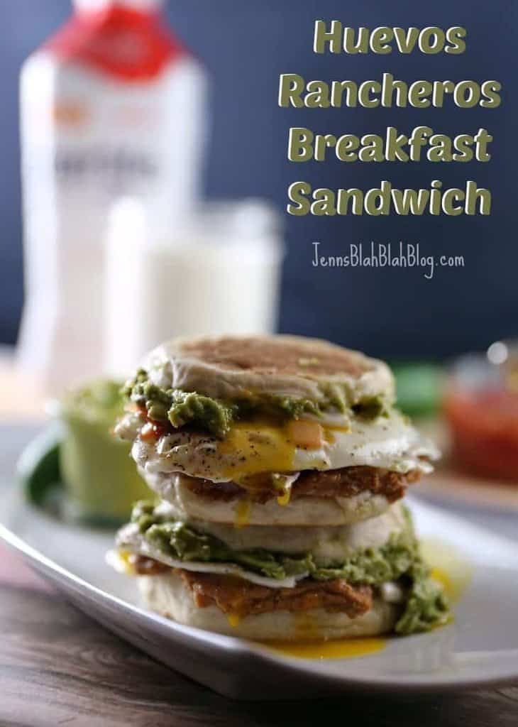 Delicious Huevos Rancheros Breakfast Sandwich