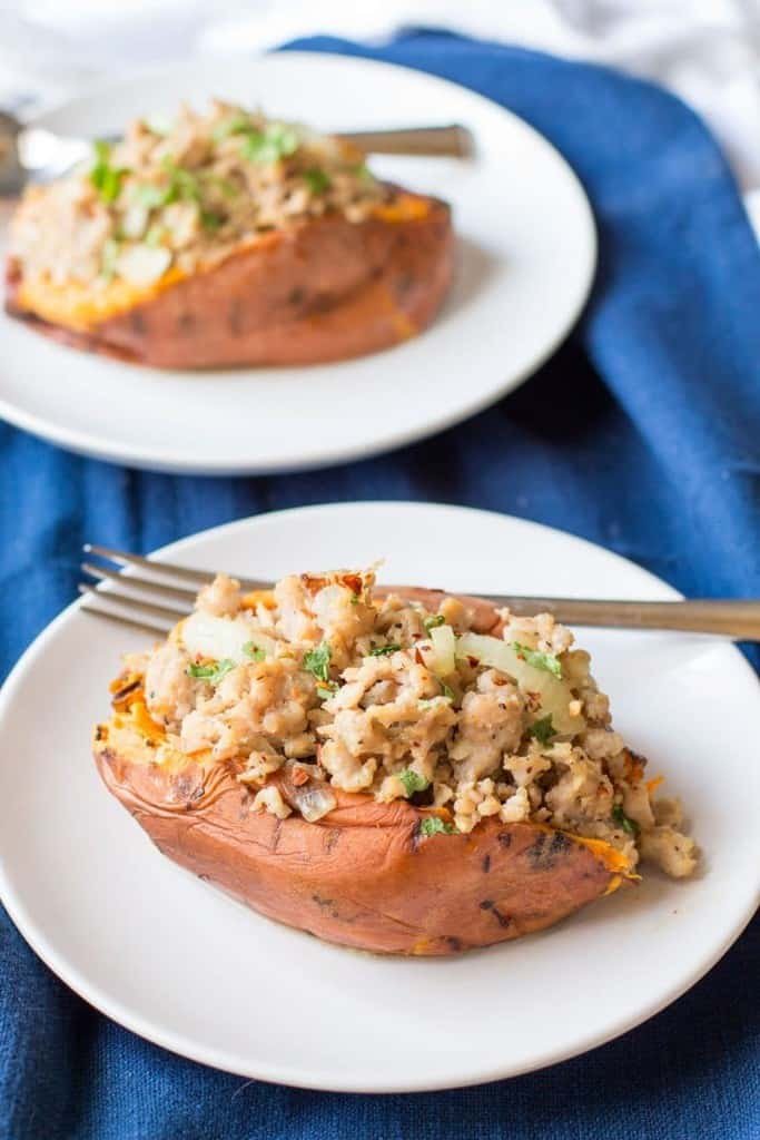 17 Droolworthy Instant Pot Recipes 20 Italian Turkey Stuffed Sweet Potatoes Instant Pot Recipe