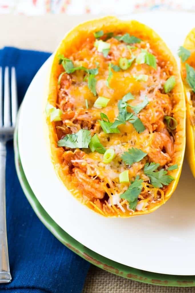 17 Droolworthy Instant Pot Recipes 21 Shrimp Enchilada Spaghetti Squash Boats