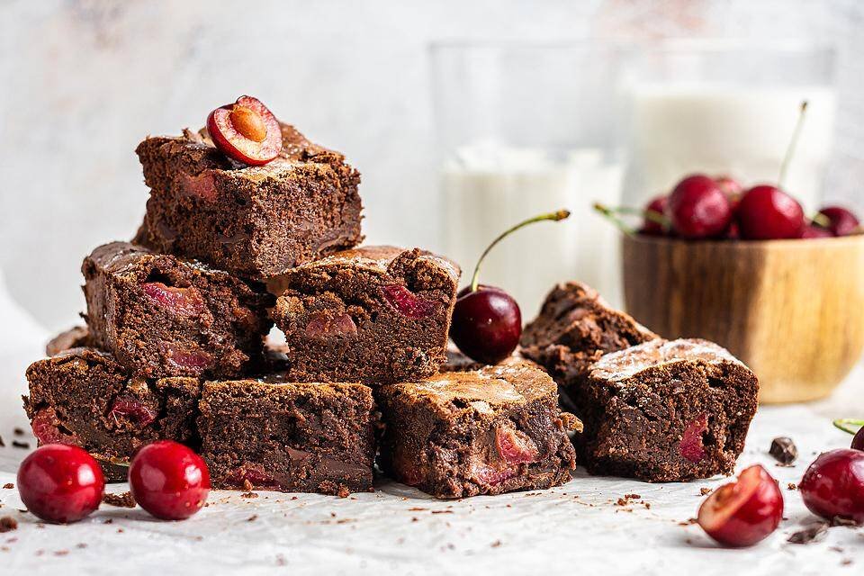 Droolworthy Brownie Recipes 28 The Best Double Chocolate Cherry Brownies