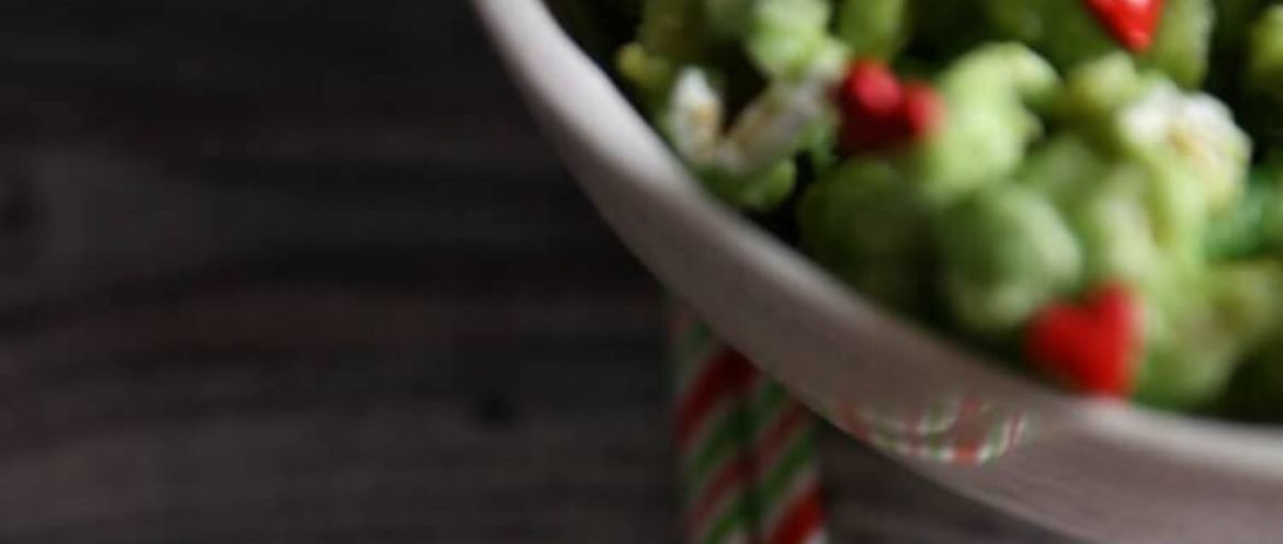 Grinch popcorn