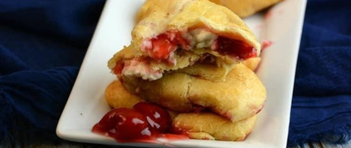 Cherry Cheesecake Crescents