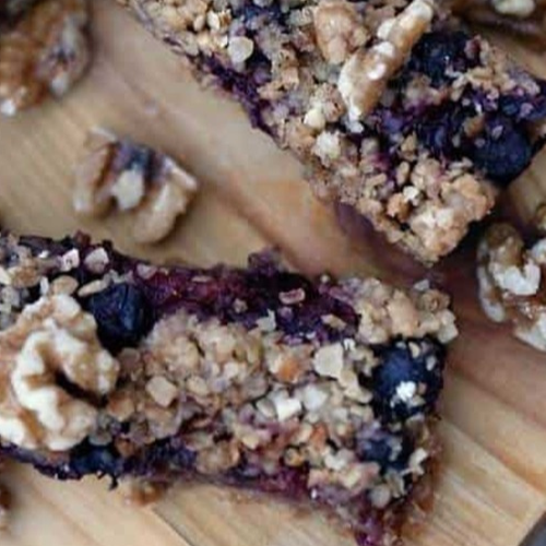 Triple Berry Walnut Cereal Bars Recipe 18 Triple Berry Walnutty Breakfast Bars