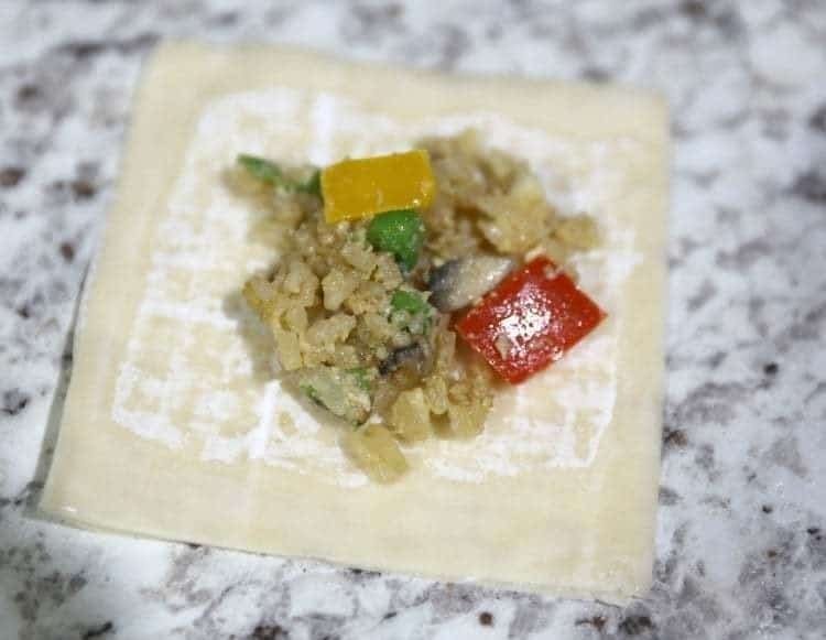 Super Delish Veggie Fried Rice Wontons 13 Veggie Fried Rice Wontons
