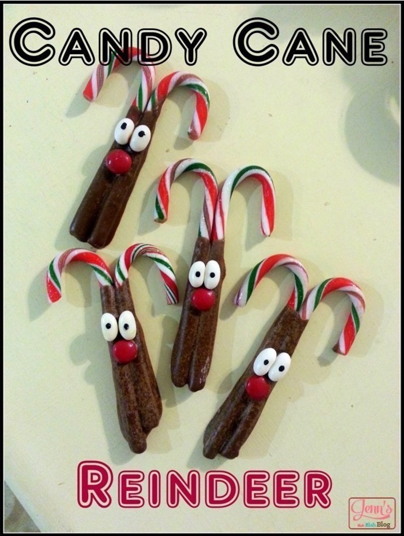 Candy Cane Reindeer! 10 Candy Cane Reindeer!