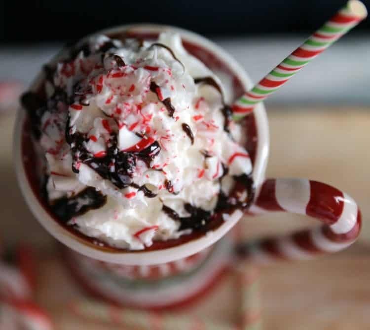 Candy Cane Hot Chocolate 12 Candy Cane Hot Chocolate
