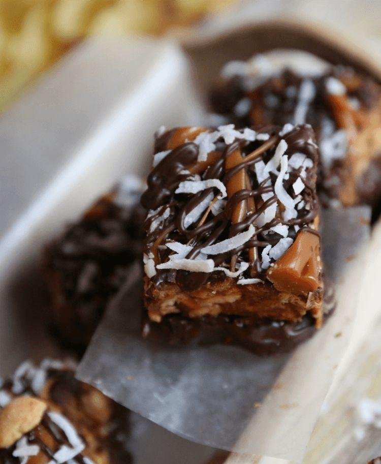 Samoa No Bake Cereal Bars Recipe 15 Samoa No Bake Cereal Bars Recipe